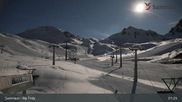 Archived webcam image showing Alp Trida towards Viderjoch on 26 Feb 2026 at 01:41