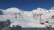 Archived webcam image showing Alp Trida towards Viderjoch on 27 Feb 2026 at 09:31