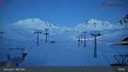 Archived webcam image showing Alp Trida towards Viderjoch on 28 Mar 2026 at 05:45
