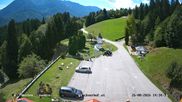 Archiviertes Webcam Bild: Hotel Glocknerhof: Jauken, Berg im Drautal und Kinderspielplatz am 26.08.2026 um 14:05 Uhr