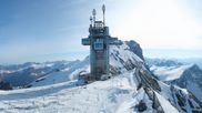 Archived webcam image showing Titlis Top Station, Switzerland on 2 May 2026 at 08:01