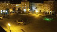 Archived webcam image showing View at the Market Square of Annaberg-Buchholz on 4 May 2026 at 00:11