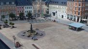 Archiviertes Webcam Bild: Marktplatz Annaberg-Buchholz im Erzgebirge am 12.07.2026 um 14:28 Uhr
