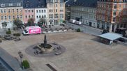 Archived webcam image showing View at the Market Square of Annaberg-Buchholz on 20 Sep 2026 at 10:00