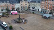Archived webcam image showing View at the Market Square of Annaberg-Buchholz on 20 Sep 2026 at 12:00