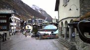 Archived webcam image showing Zermatt - Centre on 13 Apr 2026 at 08:52