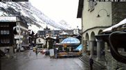 Archived webcam image showing Zermatt - Centre on 12 May 2026 at 08:37
