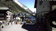 Archived webcam image showing Zermatt - Centre on 12 May 2026 at 12:37