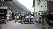 Archiviertes Webcam Bild: Zermatt Kirchplatz am 28.05.2026 um 06:56 Uhr