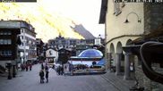 Archiviertes Webcam Bild: Zermatt Kirchplatz am 13.03.2026 um 08:44 Uhr