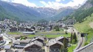 Archiviertes Webcam Bild: Zermatt: Blick über das Dorf von Spiss am 28.05.2026 um 12:57 Uhr