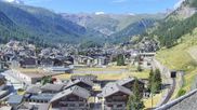 Archiviertes Webcam Bild: Zermatt: Blick über das Dorf von Spiss am 12.07.2026 um 10:39 Uhr