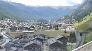 Archiviertes Webcam Bild: Zermatt: Blick über das Dorf von Spiss am 21.07.2026 um 14:21 Uhr