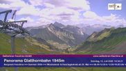 Archiviertes Webcam Bild: Bergstation Glatthornbahn am 12.07.2026 um 14:43 Uhr