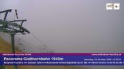 Archiviertes Webcam Bild: Bergstation Glatthornbahn am 10.10.2026 um 12:43 Uhr