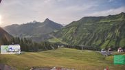 Archiviertes Webcam Bild: Damüls: Hertehof am 14.07.2026 um 06:55 Uhr