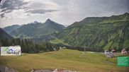 Archived webcam image showing Damüls: Webcam Hertehof on 14 Jul 2026 at 08:16