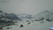 Archiviertes Webcam Bild: Aletsch Arena: Aletschgletscher - Moosfluh am 12.04.2026 um 10:21 Uhr