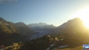 Archiviertes Webcam Bild: Aletsch Arena: Aletschgletscher - Moosfluh am 28.05.2026 um 06:56 Uhr