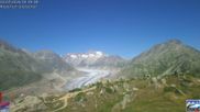 Archived webcam image showing Riederalp: Moosfluh on 12 Jul 2026 at 14:50