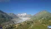 Archived webcam image showing Riederalp: Moosfluh on 12 Jul 2026 at 16:50