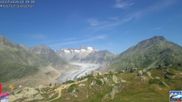 Archived webcam image showing Riederalp: Moosfluh on 12 Jul 2026 at 12:50