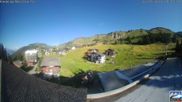 Archived webcam image showing Village of Riederalp, Aletsch Arena on 12 Jul 2026 at 08:01