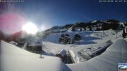 Archived webcam image showing Village of Riederalp, Aletsch Arena on 26 Feb 2026 at 18:50