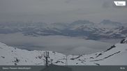 Archiviertes Webcam Bild: Davos: Parsenn Weissfluhjoch (Blick Schifer) am 12.04.2026 um 18:08 Uhr
