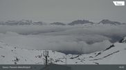 Archiviertes Webcam Bild: Davos: Parsenn Weissfluhjoch (Blick Schifer) am 12.04.2026 um 10:08 Uhr