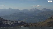 Archived webcam image showing Parsenn: Weissfluhjoch on 12 Jul 2026 at 18:59