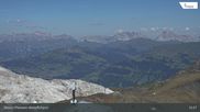 Archived webcam image showing Parsenn: Weissfluhjoch on 12 Jul 2026 at 12:33