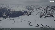 Archiviertes Webcam Bild: Davos: Parsenn Weissfluhjoch (Blick Dorftäli) am 12.04.2026 um 18:10 Uhr