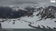 Archiviertes Webcam Bild: Davos: Parsenn Weissfluhjoch (Blick Dorftäli) am 10.05.2026 um 18:29 Uhr