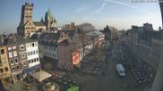 Archived webcam image showing Neuss: View at the Quirinus Church on 26 Feb 2026 at 10:56