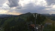 Archived webcam image showing Grasgehren: Panoramic view over the ski resort on 27 May 2026 at 18:18