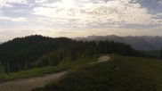 Archived webcam image showing Grasgehren: Panoramic view over the ski resort on 16 Jun 2026 at 08:35