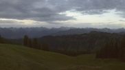 Archived webcam image showing Grasgehren: Panoramic view over the ski resort on 16 Jun 2026 at 22:35