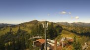 Archived webcam image showing Grasgehren: Panoramic view over the ski resort on 22 Sep 2026 at 12:54
