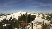 Archived webcam image showing Grasgehren: Panoramic view over the ski resort on 26 Feb 2026 at 10:42