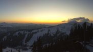 Archived webcam image showing Grasgehren: Panoramic view over the ski resort on 18 Mar 2026 at 20:33