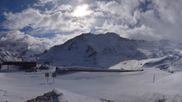 Archived webcam image showing Solaise in Val d'Isère Ski Resort on 14 May 2026 at 08:30