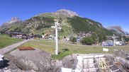 Archiviertes Webcam Bild: Val d'Isère: Übungspisten im Tal am 12.07.2026 um 10:48 Uhr