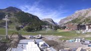 Archiviertes Webcam Bild: Val d'Isère: Übungspisten im Tal am 28.09.2026 um 14:44 Uhr