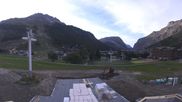 Archiviertes Webcam Bild: Val d'Isère: Übungspisten im Tal am 28.09.2026 um 18:44 Uhr