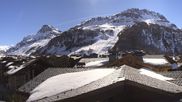 Archived webcam image showing Val d'Isère Village on 8 Apr 2026 at 16:38