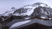 Archiviertes Webcam Bild: Val d'Isère Dorf am 12.04.2026 um 08:01 Uhr