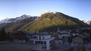 Archived webcam image showing Val d'Isère Village on 24 May 2026 at 07:05