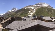 Archived webcam image showing Val d'Isère Village on 24 May 2026 at 12:05