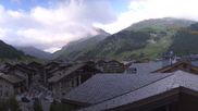 Archived webcam image showing Val d'Isère Village on 1 Jul 2026 at 07:13